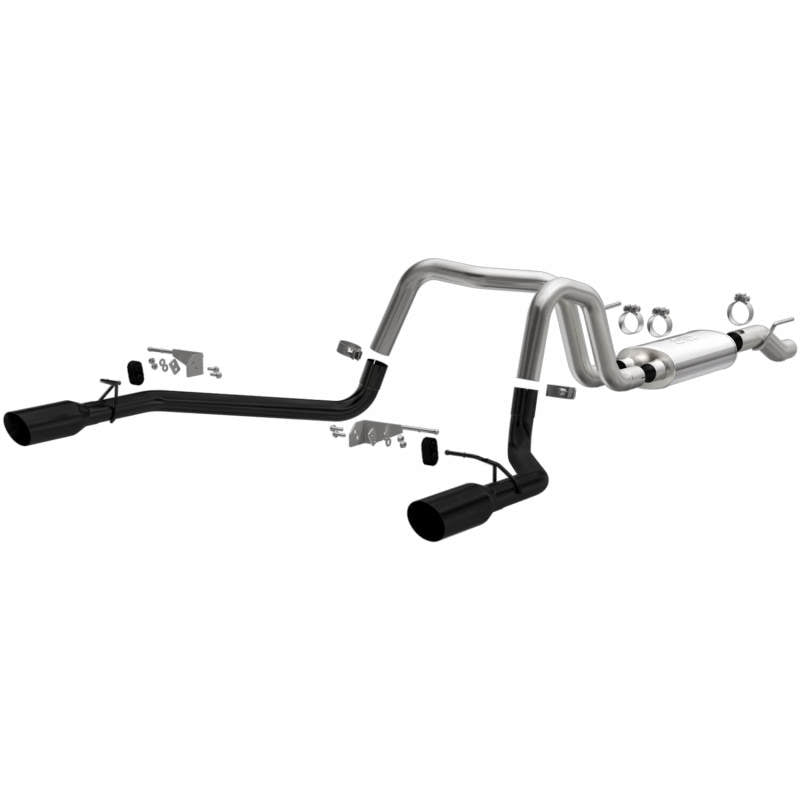 Magnaflow 15-21 Ford F-150 Street Series Cat-Back Performance Exhaust System- Dual-Split Rear Exit - eliteracefab.com