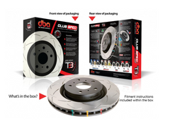 DBA XS 5000 Series Replacement Front Slotted/Drilled Rotor 15-17 Challenger/Charger SRT8 Hellcat - eliteracefab.com