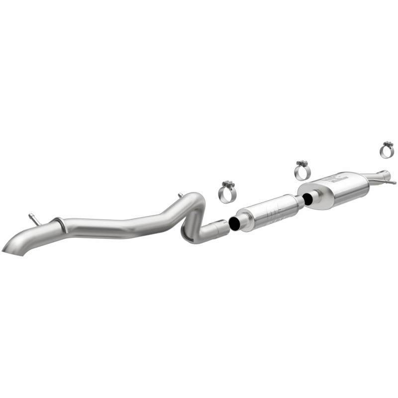 MagnaFlow 12-18 Jeep Wrangler 2.5in Overland Series Cat-Back Exhaust - eliteracefab.com