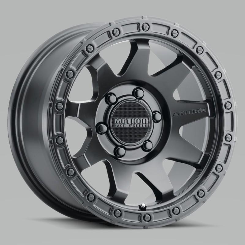 Method MR317 17x8.5 0mm Offset 6x5.5 106.25mm CB Matte Black Wheel - eliteracefab.com