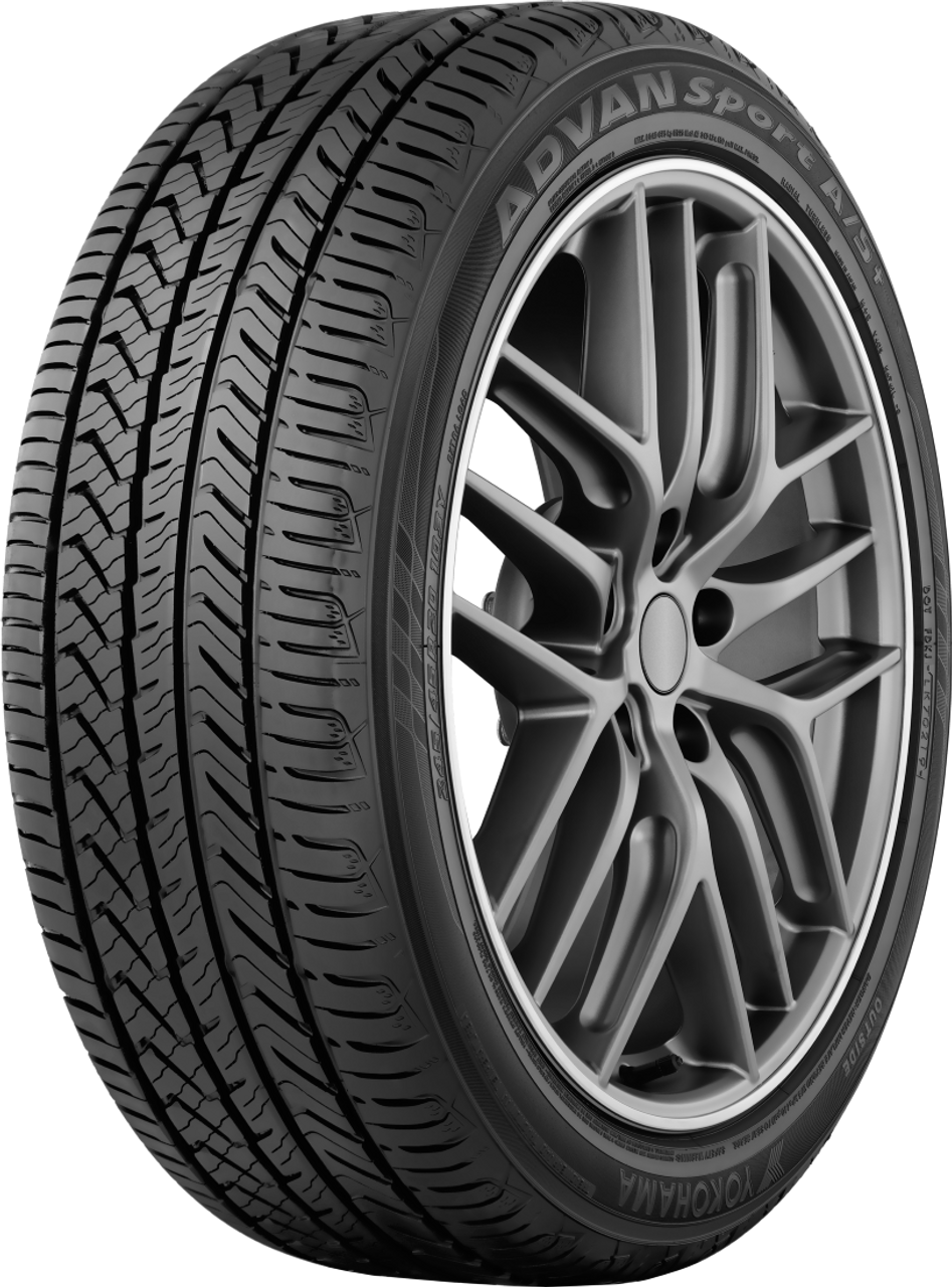 Yokohama Advan Sport A/S+ Tire - 215/45R17 87W Yokohama Tire
