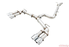 Load image into Gallery viewer, AWE Tuning Audi 8V S3 Track Edition Exhaust w/Chrome Silver Tips 102mm - eliteracefab.com