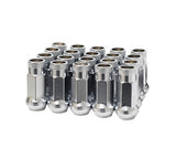 WHEEL MATE MUTEKI SR48 OPEN END LUG NUTS – SILVER 12×1.25 48MM