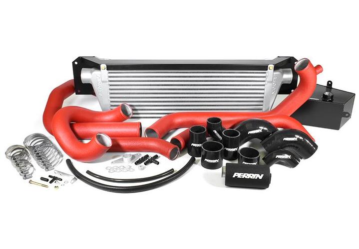 Perrin Performance 2015-2017 Subaru WRX & STI Front Mount Intercooler (Black Core and Beam) - eliteracefab.com