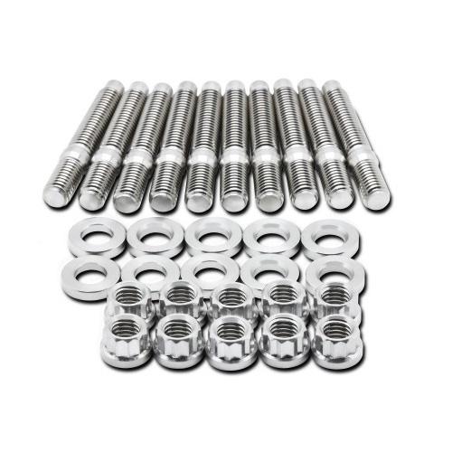 STAINLESS STEEL INTAKE MANIFOLD STUDS - M8X1.25 55MM 8 PIECE KITS - eliteracefab.com