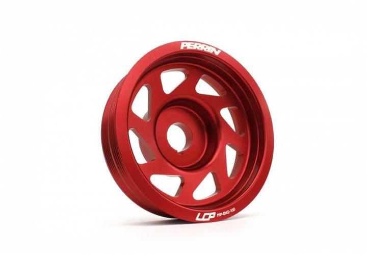 Perrin 93+ Impreza (WRX/STi) Crank Pulley - Red - eliteracefab.com