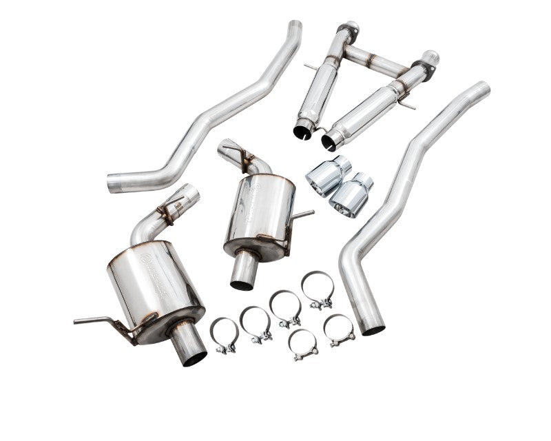 AWE Tuning 2020 Jeep Grand Cherokee SRT Touring Edition Exhaust - Chrome Silver Tips - eliteracefab.com