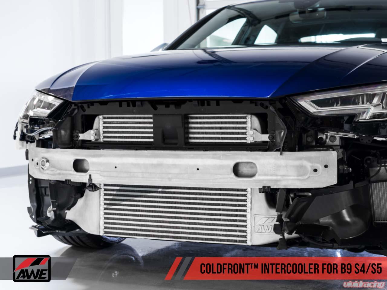 AWE Tuning 2018-2019 Audi B9 S4 / S5 Quattro 3.0T Cold Front Intercooler Kit - eliteracefab.com