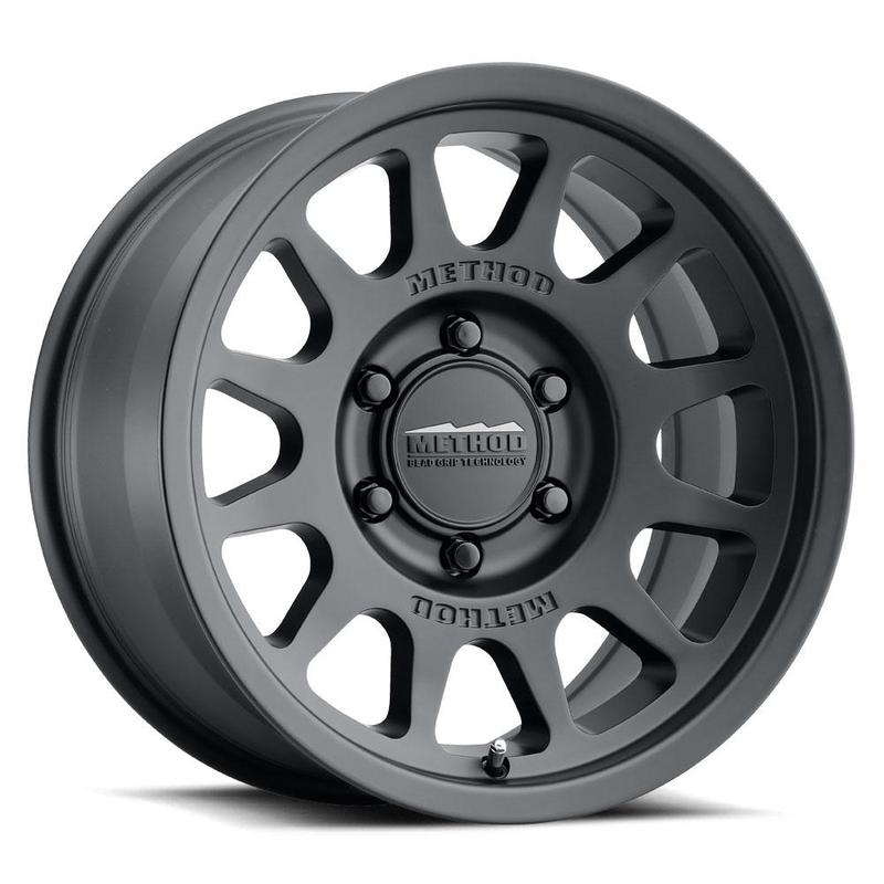 Method MR703 17x8.5 0mm Offset 6x135 87mm CB Matte Black Wheel - eliteracefab.com