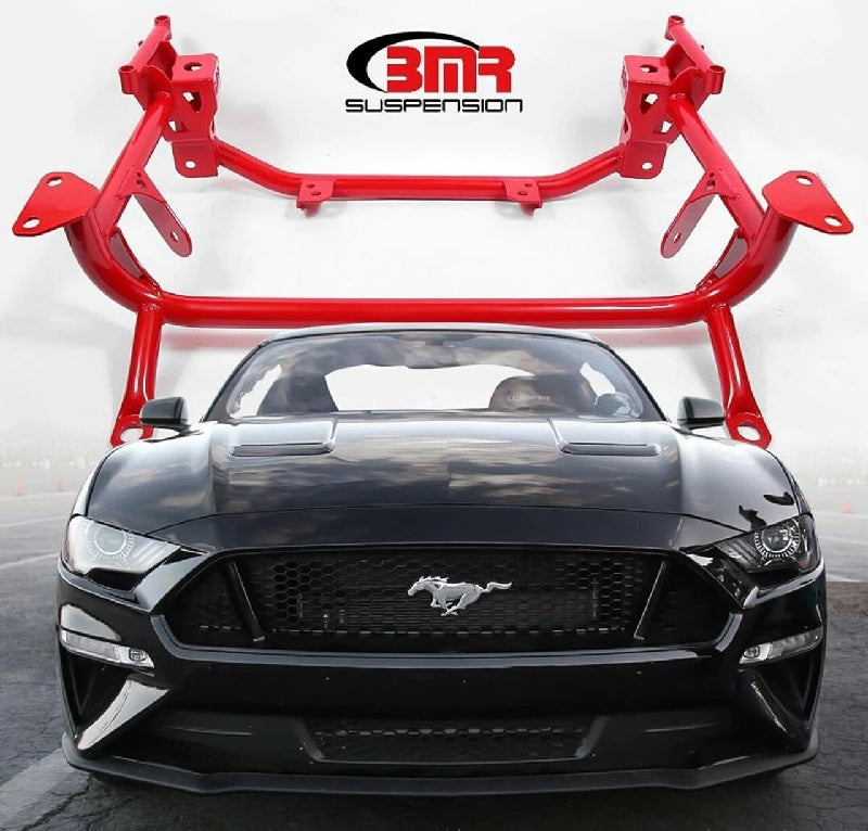 BMR DRAG RACING K-MEMBER RED (2015-2020 MUSTANG) - eliteracefab.com