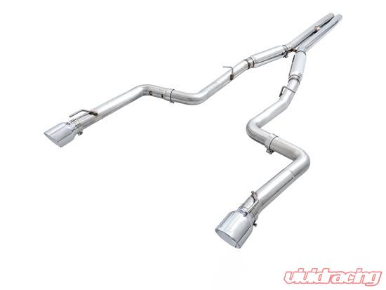 AWE Tuning 2015+ Dodge Charger 6.4L/6.2L Supercharged Track Edition Exhaust - Chrome Silver Tips - eliteracefab.com