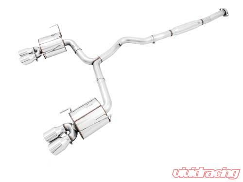 AWE Tuning 2015+ Subaru WRX VA Sedan Touring Edition Exhaust - Diamond Black Tips (102mm) - eliteracefab.com