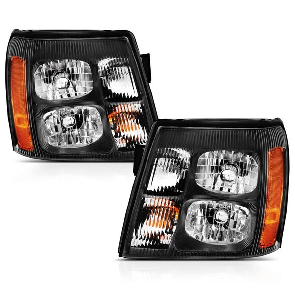 ANZO 2004-2008 Ford F-150 Projector Headlights w/ Light Bar Chrome Housing - eliteracefab.com