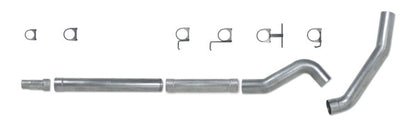 DIAMOND EYE 5" ALUMINIZED CAT BACK SINGLE OUTLET EXHAUST 03-07 6.0L FORD POWERSTROKE- K5344A-RP Diamond Eye Performance