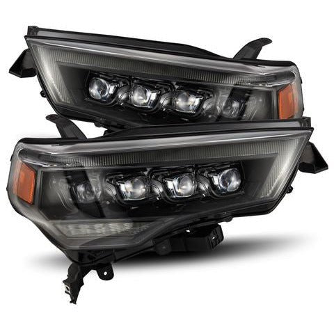 AlphaRex 14-22 Toyota 4Runner (2021 Req. Conv) NOVA LED Proj HL Alpha-Blk Actv Lgt Seq. Sig + SB DRL - eliteracefab.com