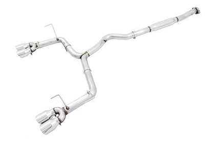 AWE Tuning Subaru WRX/STI VA/GV Sedan Track Edition Exhaust - Diamond Black Tips (102mm) - eliteracefab.com