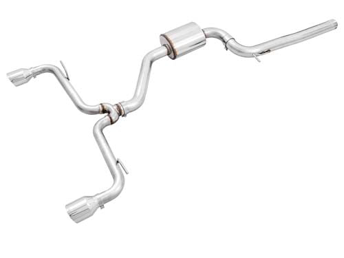 AWE Tuning Volkswagen GTI MK7.5 2.0T Track Edition Exhaust w/Chrome Silver Tips 102mm - eliteracefab.com