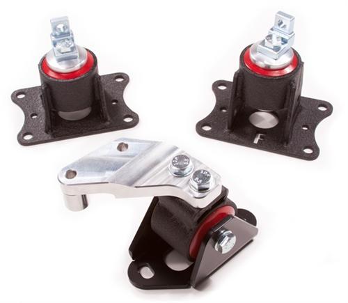 Innovative 04-08 Acura TSX K-Series Black Steel Mounts 60A Bushings - eliteracefab.com