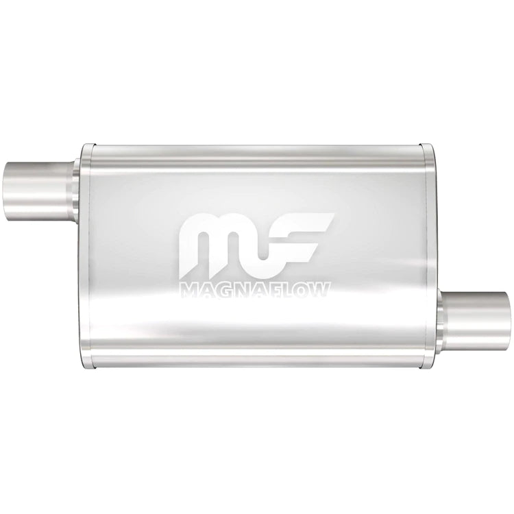 MagnaFlow 4" X 9" Oval Straight-Through Performance Muffler Magnaflow