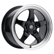 Load image into Gallery viewer, Forgestar D5  17x5.0 / 5x114.3 BP / ET-21 / 2.125in BS Gloss Black Wheel