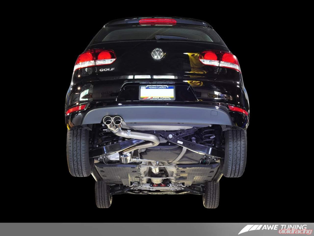 AWE Tuning 2.5L Golf/Rabbit Catback Performance Exhaust - eliteracefab.com