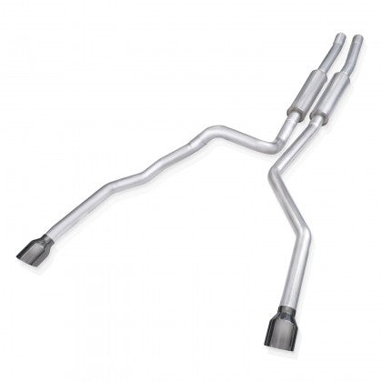 Stainless Works 2021 Ram TRX 6.2L Legend Catback w/ Black Chrome Tips - eliteracefab.com