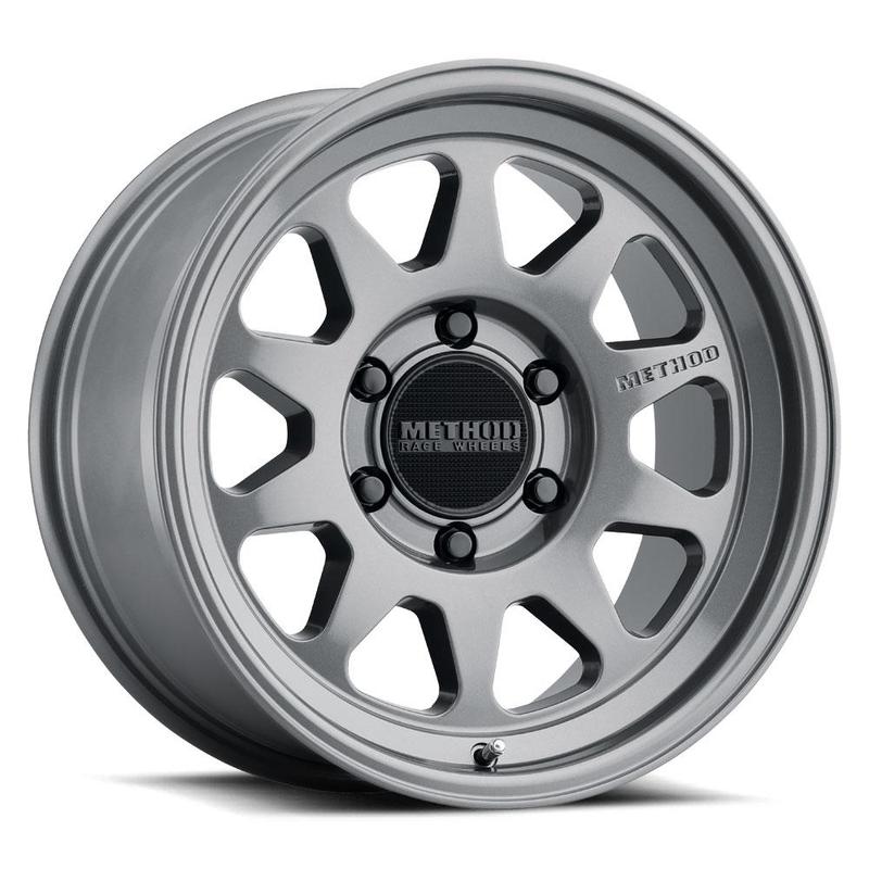 Method MR316 17x8.5 0mm Offset 6x5.5 106.25mm CB Gloss Titanium Wheel - eliteracefab.com