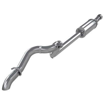 MBRP T304 Stainless Steel 2.5" Cat Back Single Rear Exit - 18-21 Jeep Wrangler (JL) 2-DR/4-DR 2.0L, 3.6L - eliteracefab.com