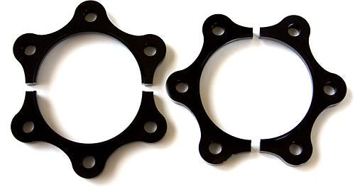 S2000 HALF SHAFT SPACERS - Black - eliteracefab.com