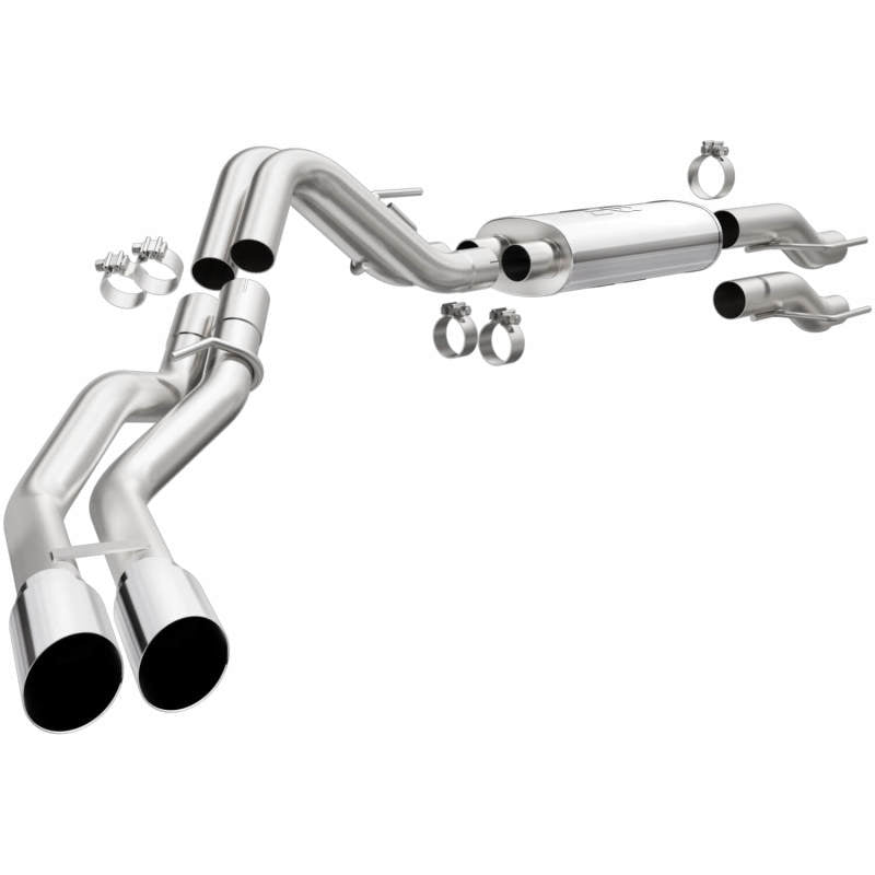 Magnaflow 15-21 Ford F-150 Street Series Cat-Back Performance Exhaust System- Black Rear Exit - eliteracefab.com