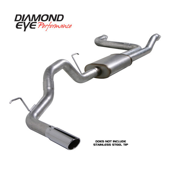 Diamond Eye KIT 3-1/2in CB SGL GAS AL NISSAN TITAN 5.6L 07-10 Diamond Eye Performance