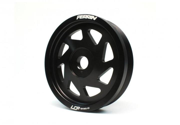 Perrin 13 Subaru BRZ / 13 Scion FR-S / 12-13 Subaru Impreza Crank Pulley - Black - eliteracefab.com