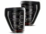 AlphaRex 21-22 Ford F150 LUXX LED Projector Tail Lights - Alpha-Black