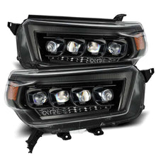 Load image into Gallery viewer, AlphaRex 10-13 Toyota 4Runner NOVA LED Proj Headlights Plank Style Alpha Black w/Seq Signal/DRL - eliteracefab.com