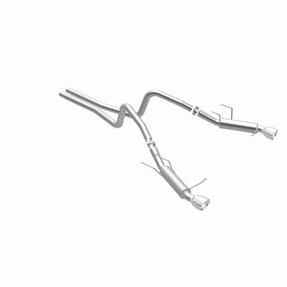 Magnaflow 2014 Ford Mustang V6 3.7L Comp Series Dual Split Rear Polished Stainless C/B Perf Exhaust Magnaflow