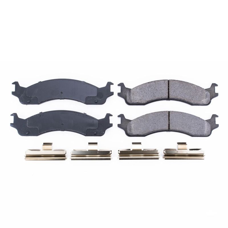 Power Stop 1998 Dodge B2500 Front Z17 Evolution Ceramic Brake Pads w/Hardware PowerStop