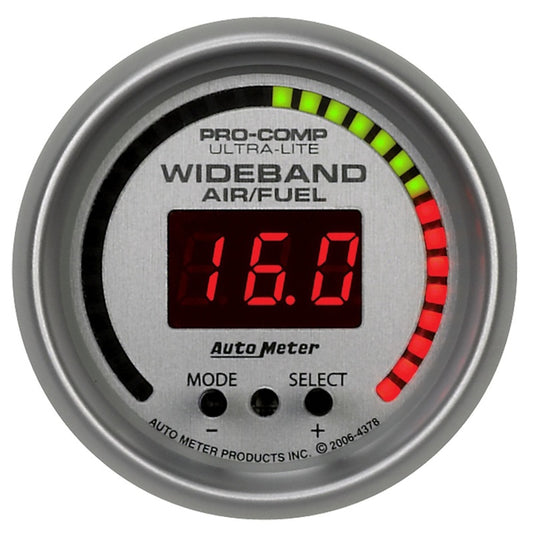 Autometer Ultra-Lite 52mm Wideband Air/Fuel Gauge 4378