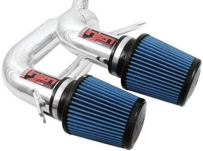 Injen 08-09 535i E60 3.0L L6 Twin intake & AMSOIL Filters Polished Short Ram Intake - eliteracefab.com