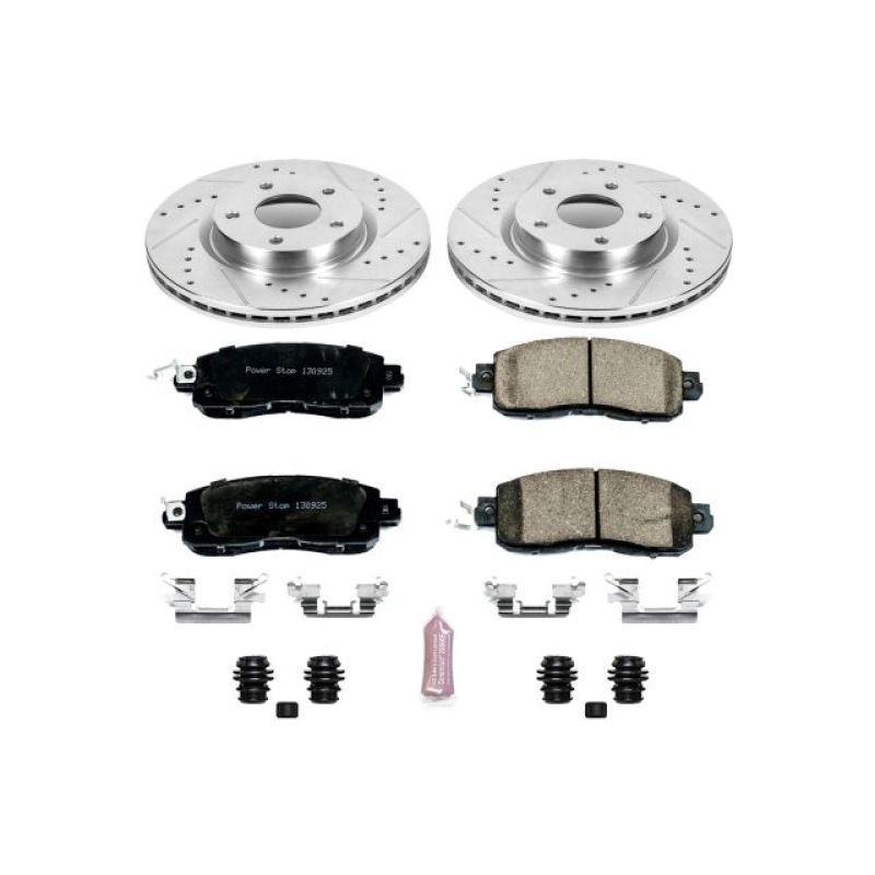 Power Stop 13-18 Nissan Altima Front Z23 Evolution Sport Brake Kit - eliteracefab.com