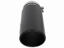 Load image into Gallery viewer, aFe MACHForce XP Cat-Back SS-304 5in Interooled Exhaust Tip 5in In x 6in Outx16inL Bolt-On Right Blk - eliteracefab.com