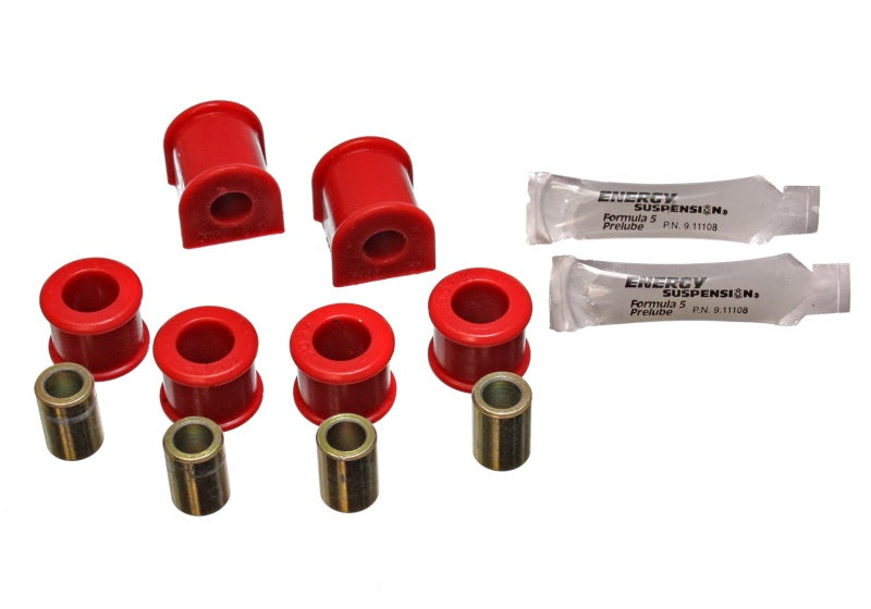 Energy Suspension 90-97 Mazda Miata Red 12.5mm Rear Sway Bar Bushings (includes Sway Bar End Link Bu - eliteracefab.com