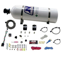 Load image into Gallery viewer, Nitrous Express All Dodge EFI Single Nozzle Nitrous Kit (35-150HP) w/15lb Bottle