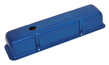 Load image into Gallery viewer, Moroso Chevrolet Small Block Valve Cover - Blue Powder Coat - Single