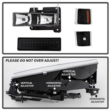 Load image into Gallery viewer, Xtune 92-94 Blazer Full Size Corner/LED Bumper Headlights Black HD-JH-CCK88-LED-AM-BK-SET - eliteracefab.com