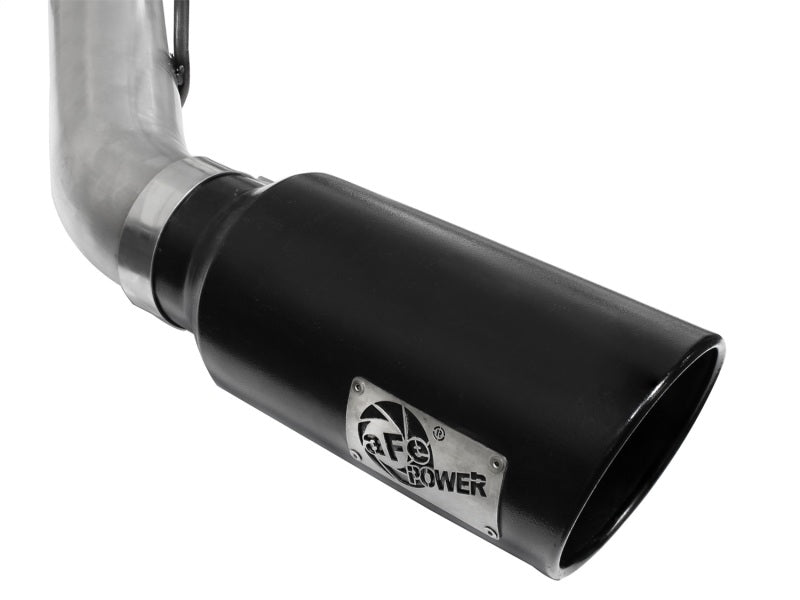 aFe Atlas Exhaust 4in DPF-Back Al Steel 11-14 Ford Diesel Trucks V8-6.7L (td) - eliteracefab.com