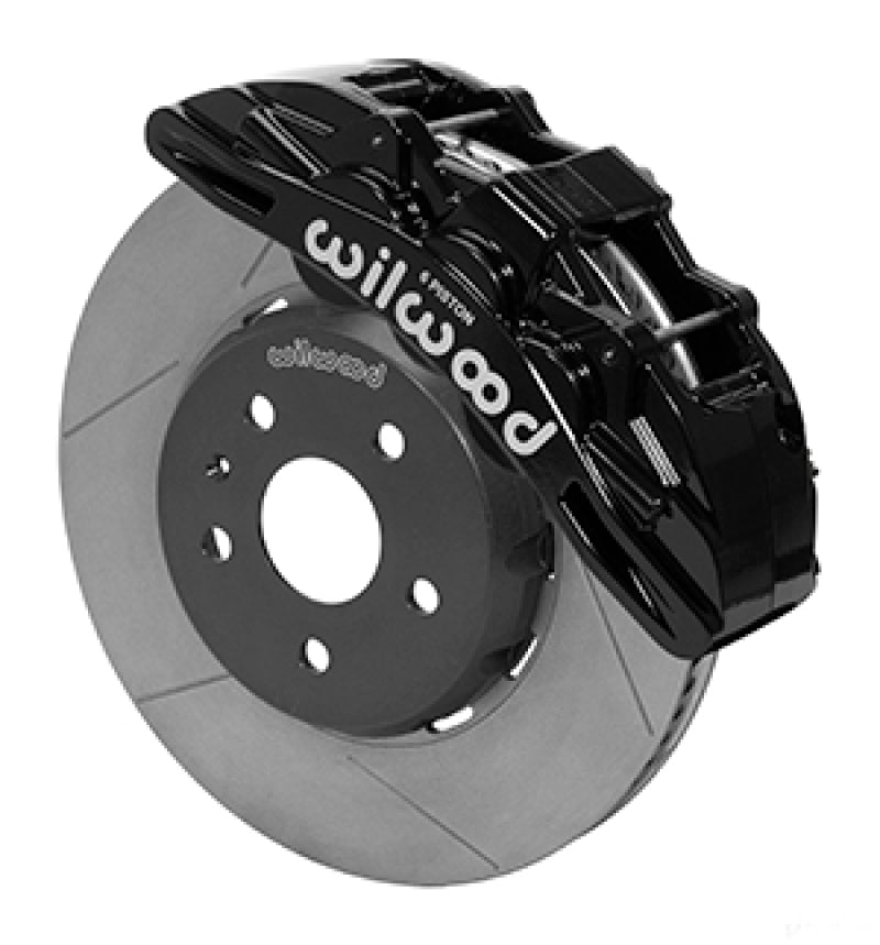 Wilwood SX6R Front Brake Kit 14in Slotted Rotors Black Calipers w/ Lines 16-19 Chevrolet Camaro SS Wilwood