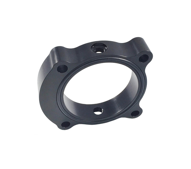 Torque Solution Throttle Body Spacer 2013+ Hyundai Genesis Coupe 2.0T - Black - eliteracefab.com