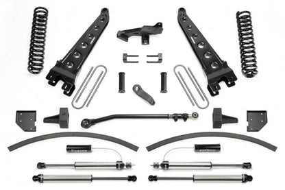 Fabtech 17-21 Ford F250/F350 4WD Diesel 8in Rad Arm Sys w/Coils & Dlss Resi Shks - eliteracefab.com