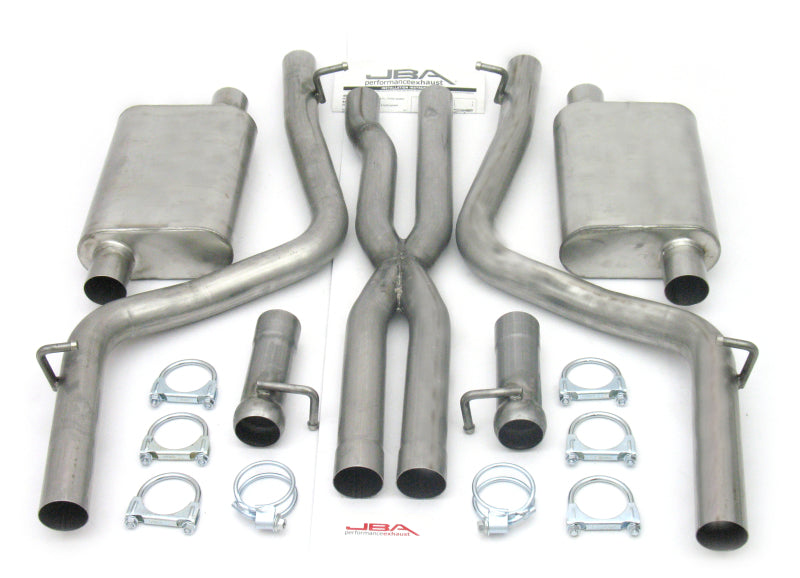 JBA 08-14 Dodge Challenger 5.7L 409SS Dual Rear Exit Cat-Back Exhaust JBA