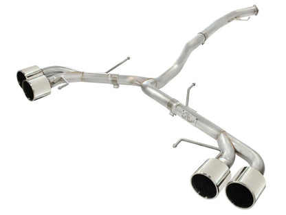 aFe Takeda 3in SS Exhaust Cat-Back 09-14 Nissan GTR V6 3.8L Polished Tips aFe